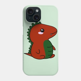 Christmas Themed Baby Dinosaur for Dino Fan Phone Case