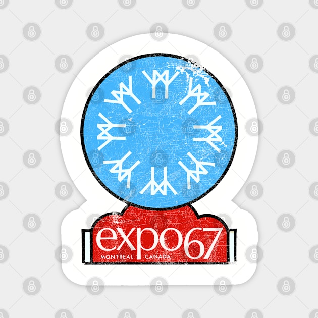 Expo 67 Magnet by DrumRollDesigns