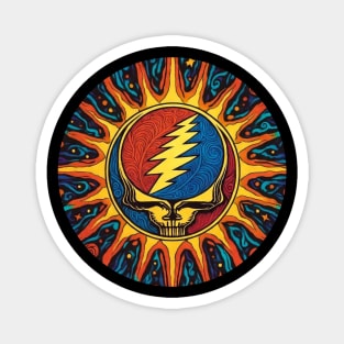 Grateful Dead Skull Magnet