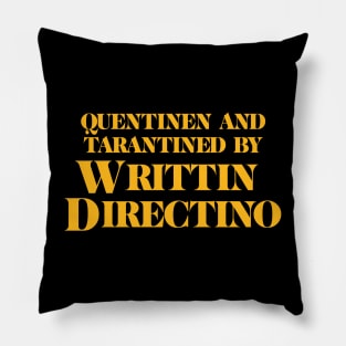 Writtin Directino Pillow