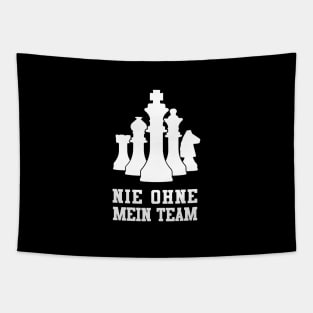 Nie ohne mein Team Chess Tshirt & Gift Tapestry