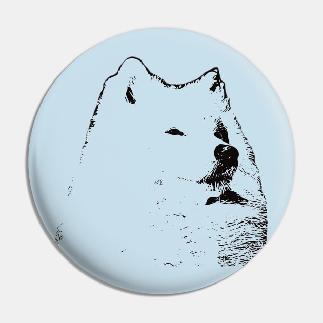 Samoyed Pin by DoggyStyles