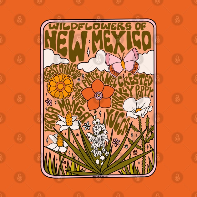 New Mexico Wildflowers by Doodle by Meg