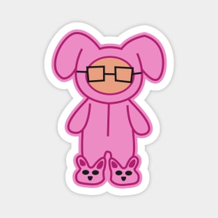 Cute Ralphie Bunny Suit Cartoon Magnet