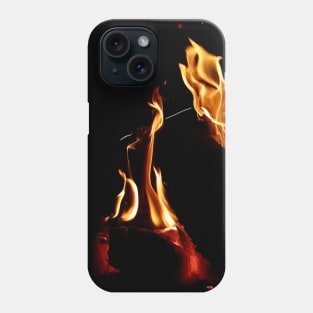 Fire poetry (pareidolia) Phone Case