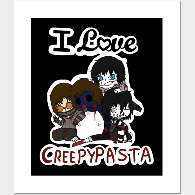 Jeff The Killer Creepypasta Poster Print