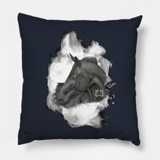 Trakehner Portrait Pillow