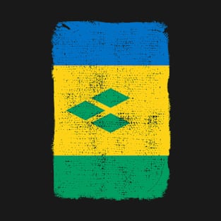 Flag Of Saint Vincent and the Grenadines T-Shirt