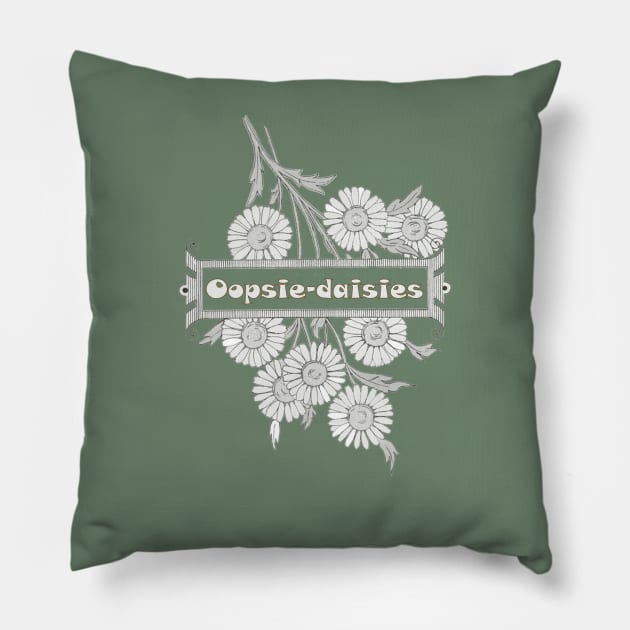 Lispe Oopsie-daisies Pillow by Lispe