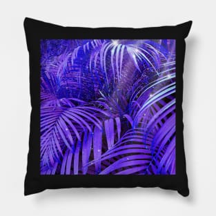 Psychedelic Magical Palm Leaves Pillow