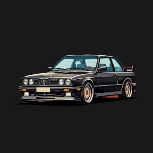 Black M3 E30 3 series T-Shirt