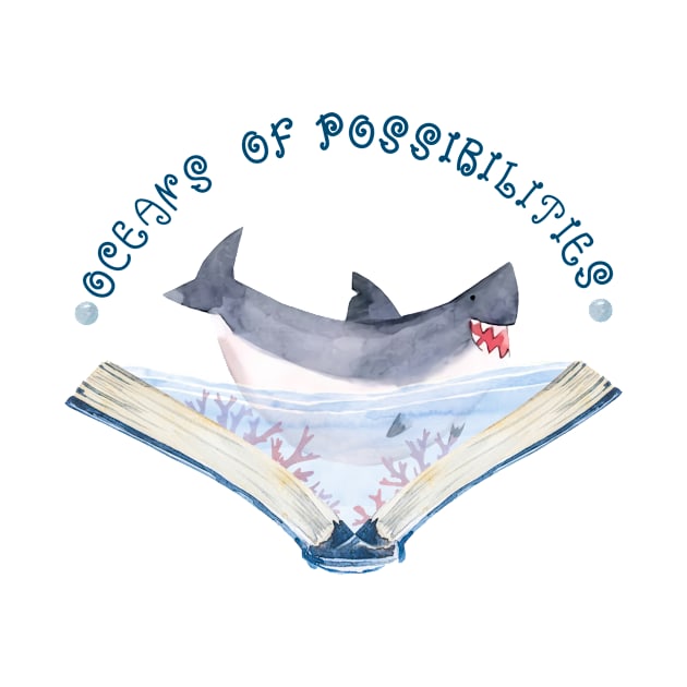 shark oceans possibilities reading 2022 by Babyborn