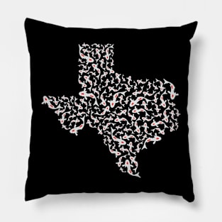 Texas State Koi Fish Design for Koi Pond Owners Pillow