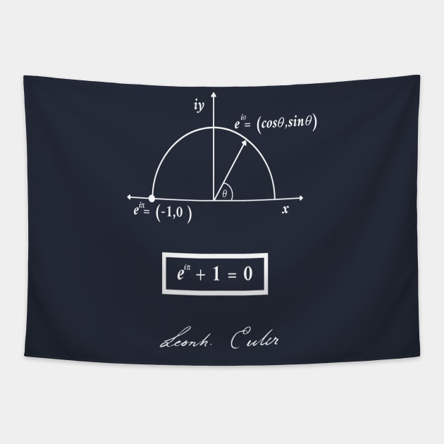 Euler  beautiful theorema maths Tapestry by GOT A FEELING