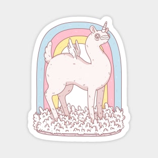 sad unicorn Magnet