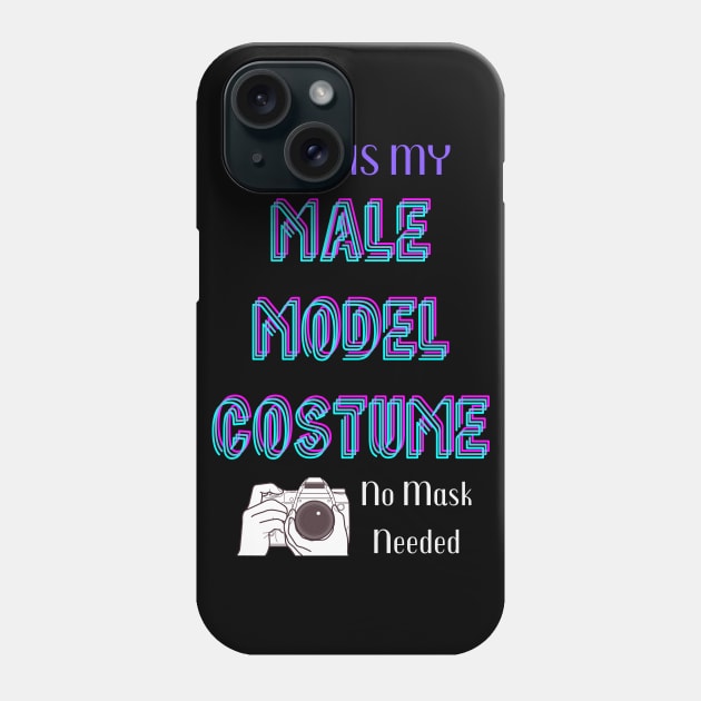 Male Model Lazy Halloween Costume Phone Case by EvolvedandLovingIt