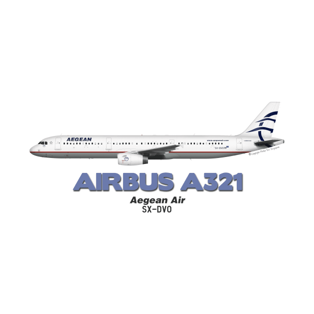 Airbus A321 - Aegean Air by TheArtofFlying