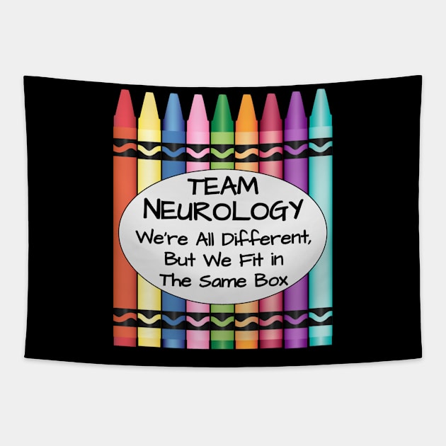 neurology Team Coworkers Group Fun Saying Tapestry by DesignIndex