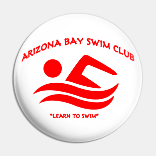 Red Swim Club Bay Arizona Pin