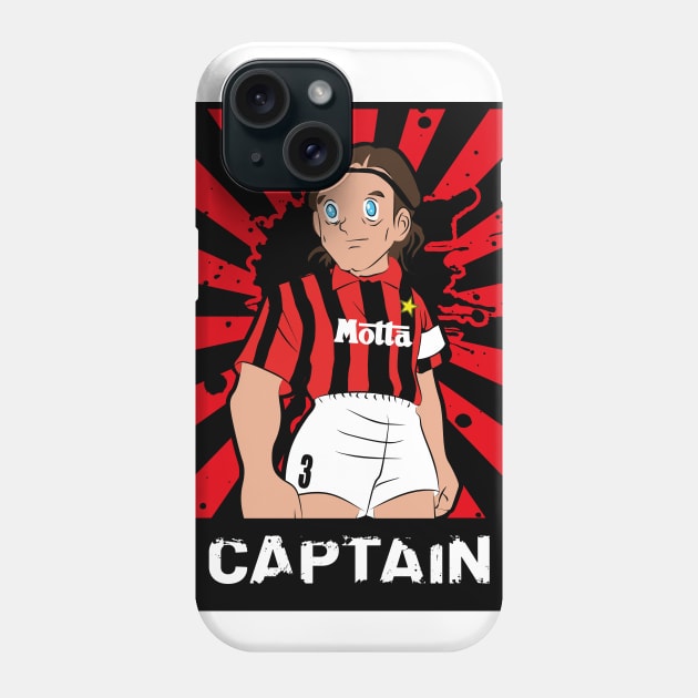 Soccer Captain Maldini Vintage Football Phone Case by TEEWEB
