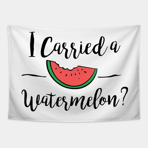 I carried a watermelon Dirty Dancing Tapestry by Teezer79