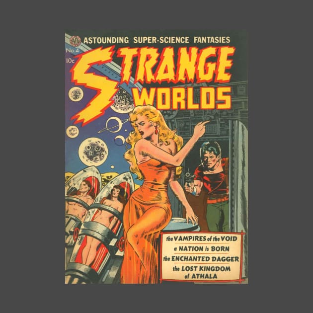 Strange Worlds Comic Cover by Weirdette