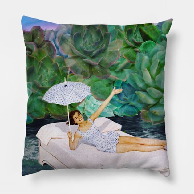 Succulent Swim Pillow by avaj