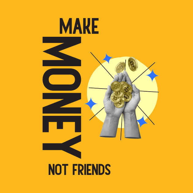 Make Money, Not Friends: Motivational Quotes by A Floral Letter Capital letter A | Monogram, Sticker