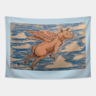 When Pigs Fly Tapestry