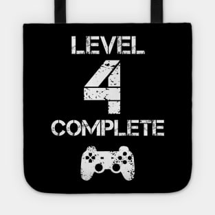 Level 4 Complete T-Shirt - Celebrate 4th Wedding - Gift Tote