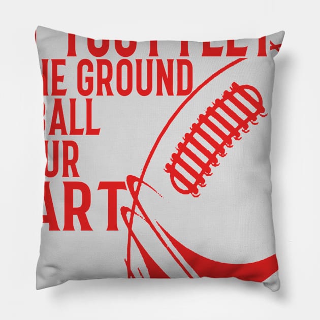 Put Your Feet On The Ground Pillow by FamiLane