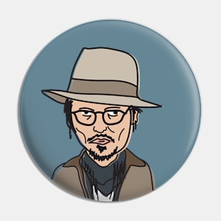 Depp in Weirdtual Reality Pin