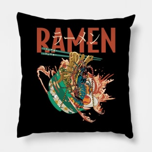 A Great Lobster Ramen with Wave off Kanagawa Soup Pillow