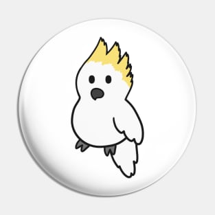 Cute White Cockatoo Pin