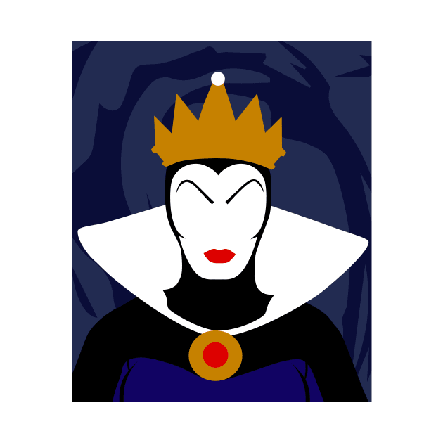 Minimal Evil Queen by PaprikaPanda