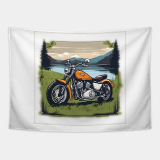 Classic Motorcycle Tapestry