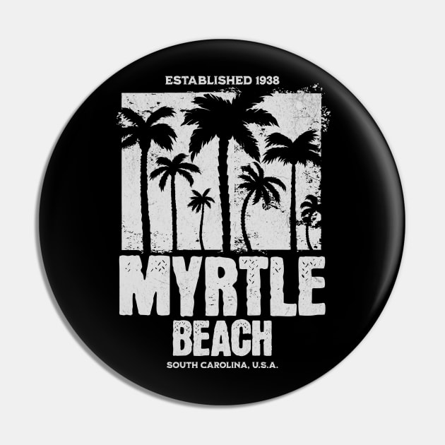 Myrtle Beach, South Carolina Palm Trees Pin by Contentarama