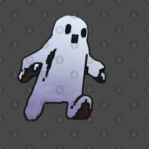 Cartoon White Noise Ghost by Copper City Dungeon