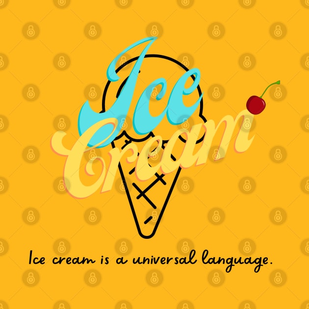 I love Ice Cream by Mangú Shop RD
