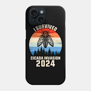 I survived the cicada invasion 2024 Phone Case