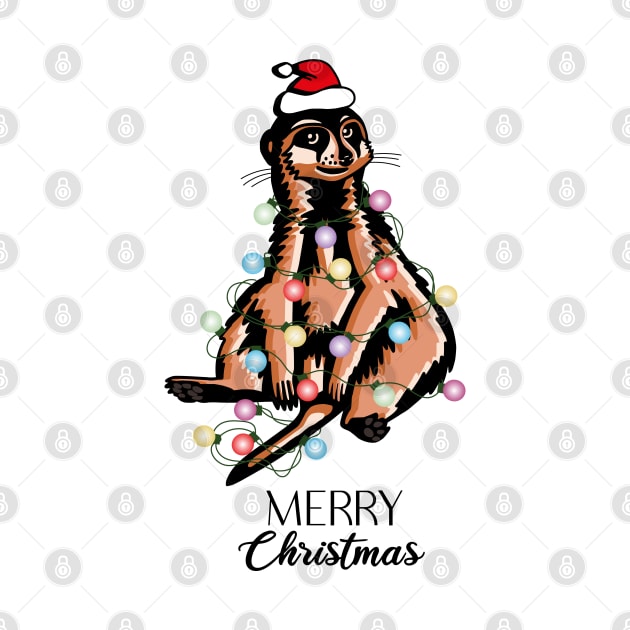 Meerkat Christmas Lights by okpinsArtDesign