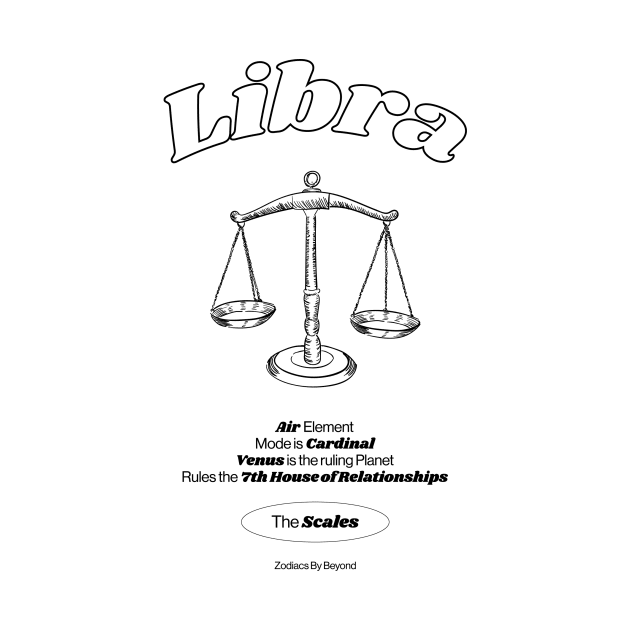 Libra Zodiac Design by bybeyond