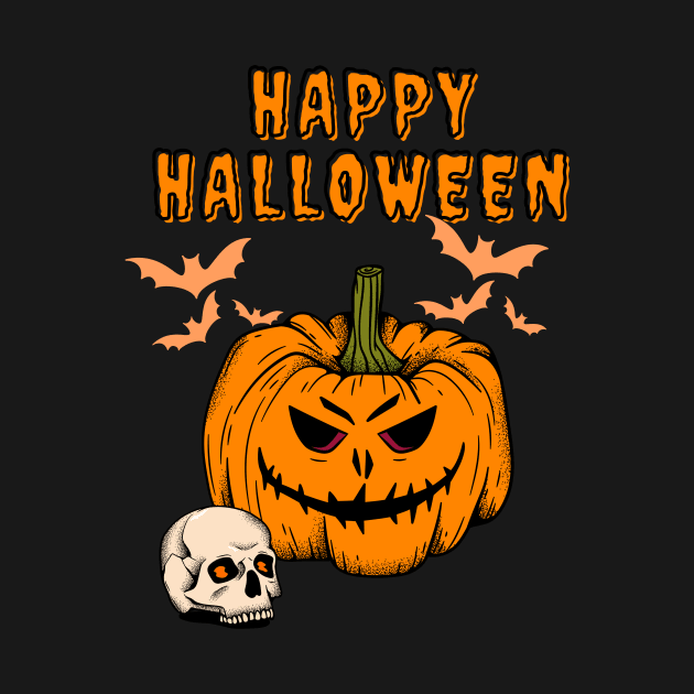 Happy Halloween Pumpkin by NICHE&NICHE