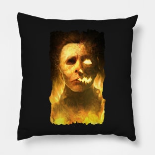 Michael In Flames Pillow