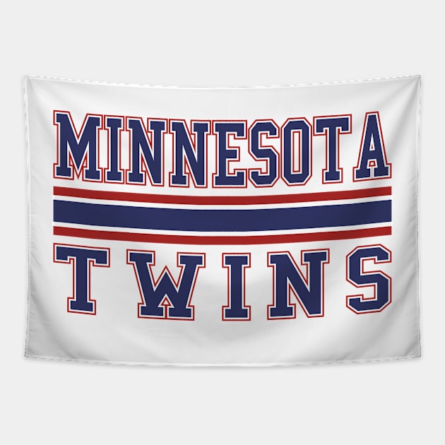 Minnesota Twins Baseball Tapestry by Cemploex_Art