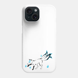 Kitsune (sky blue) Phone Case