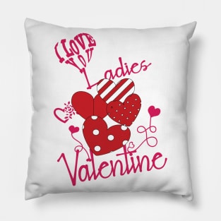 valentines day by chakibium Pillow