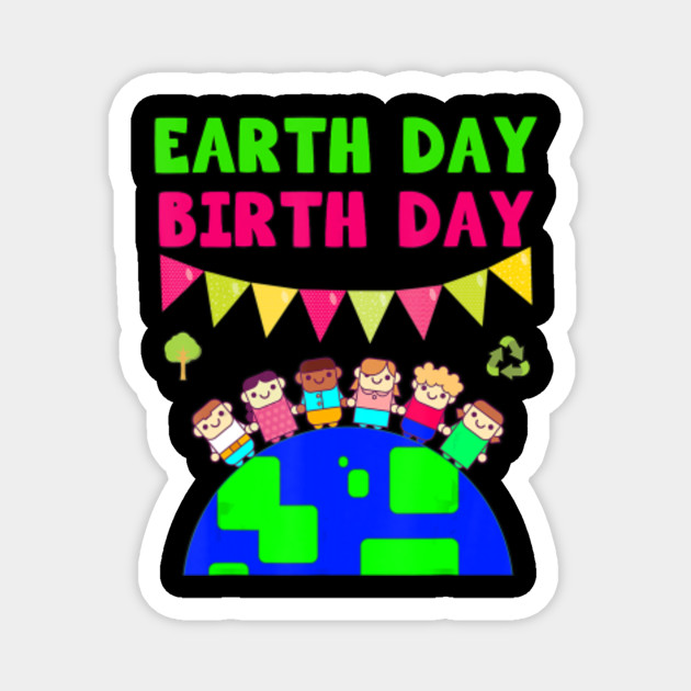 Earth Day Birthday 2020 For Girls Kids Youth Children T Shirt