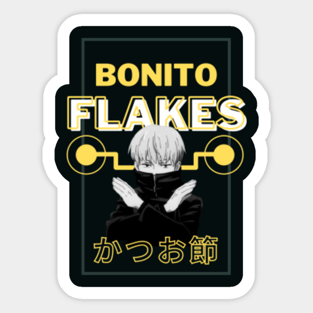 jujutsu kaisen toge inumaki bonito flakes jujutsu kaisen sticker