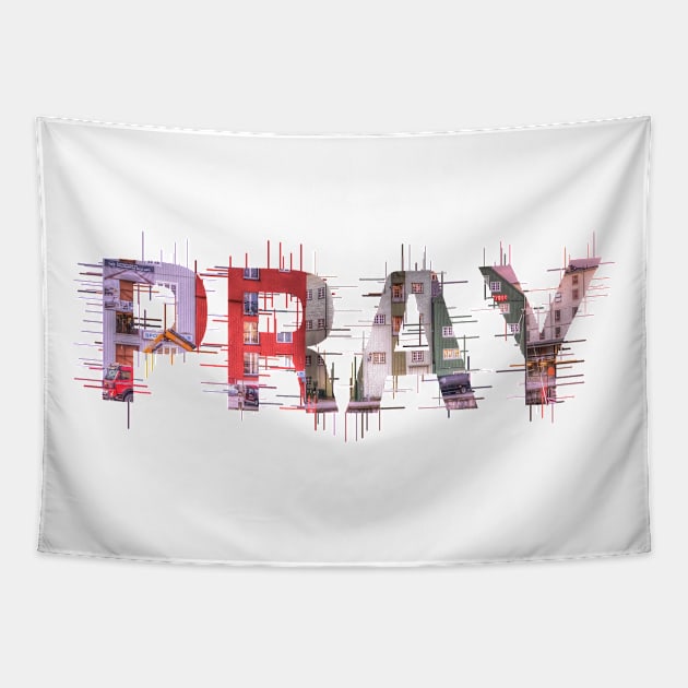 Pray Tapestry by donovanh